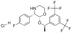 (2R,3S)-2-{(1R)-1-[3,5-Bis(trifluoromethyl)phenyl]ethoxy}-3-(4-fluorophenyl)morpholine hydrochloride