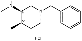 (3R,4R)-N,4-二甲基-1-(苯基甲基)-3-哌啶胺盐酸盐